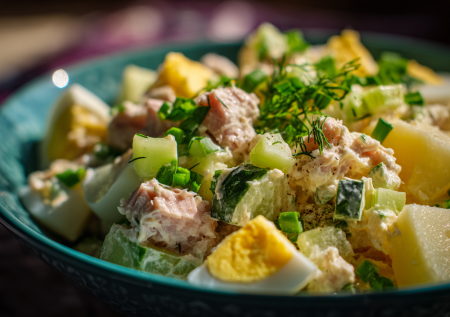 Для этого салата варю только один ингредиент! «Мужская мечта» с тунцом