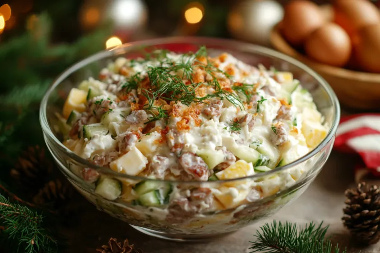 Салат со шпротами: простой рецепт