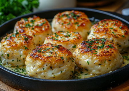 Беру минтай и половинку багета — готовлю сочные гнездышки! Ленивый ужин для всей семьи в одной сковороде