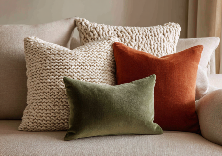 Мягкие акценты: подушки и пледы как инструмент дизайна