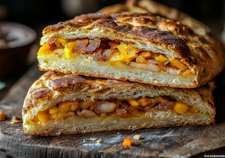 Пирог «Кабанчик с капустой» готовится на скорую руку: простое тесто на кефире и обалденная начинка