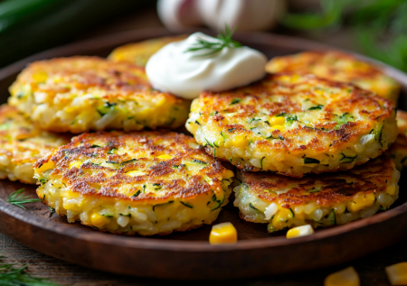 Такие котлетки улетают быстрее мясных: обалденные биточки из риса, кабачка и кукурузы. Идеально для разнообразия семейного меню