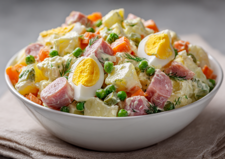 Классический салат оливье: зачем нужно что-то другое? Рецепт из СССР!