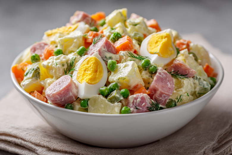 Классический салат оливье: рецепт как из СССР