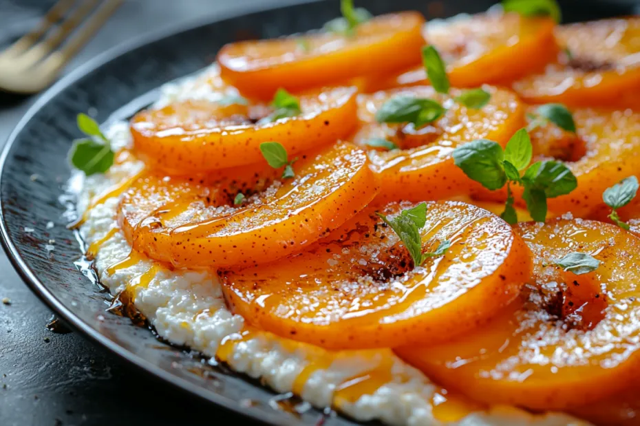 Секретный рецепт: горячая хурма с творогом