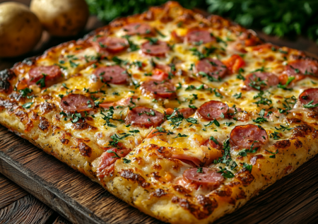 Вкусный обед из остатков нарезки: простая пицца, которая вас удивит