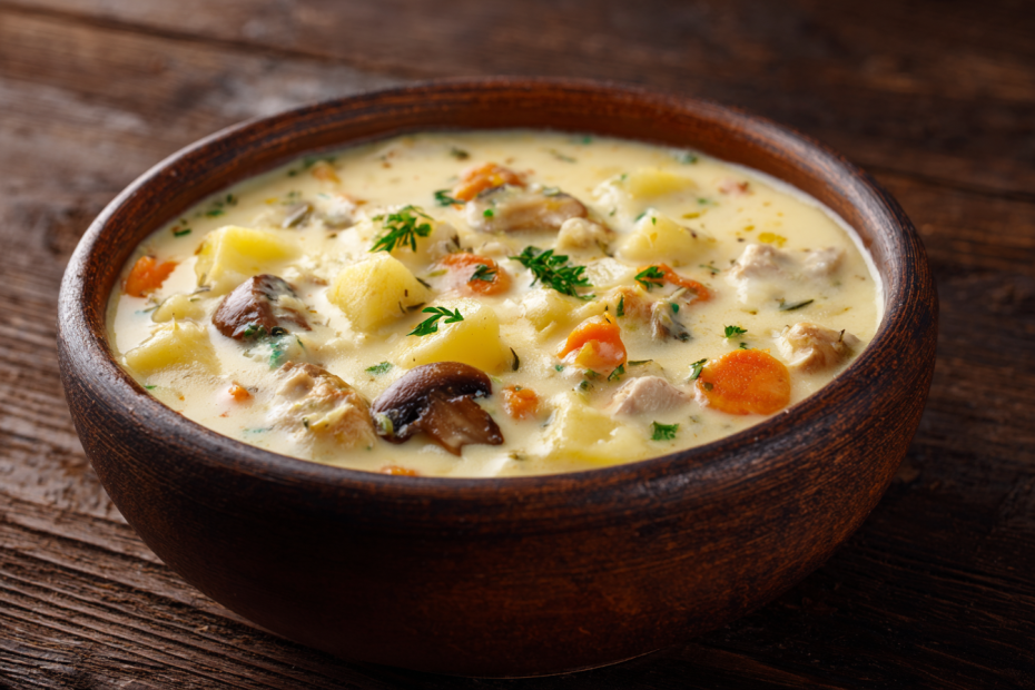 Сырный суп: рецепт