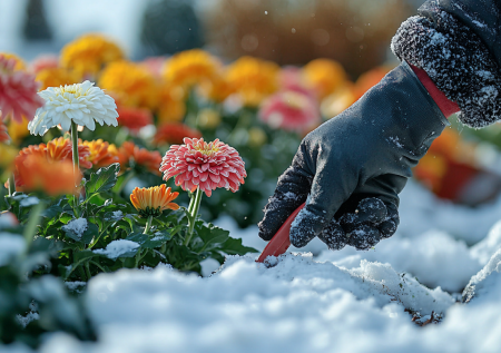 Многолетники, которые можно сажать прямо в снег: просто воткните семена