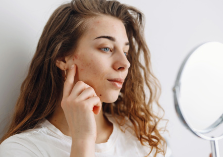Косметолог назвала причины развития акне после массажа лица