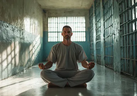 Арестованный коуч и тренер научил сокамерников в СИЗО йоге