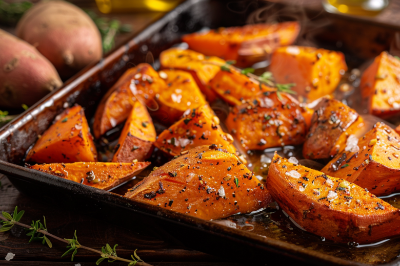 Как приготовить запеченный батат с травами за 30 минут