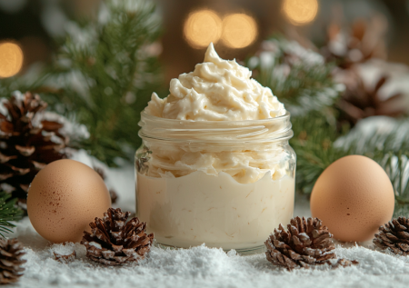 Подробный рецепт полезного домашнего майонеза — густой, не течет: для салатов на Новый год