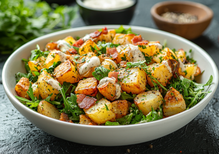 Заправка, которая меняет все: готовлю этот картофельный салат — хрустящий и с дымным ароматом