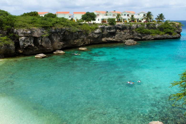 Вид на бухту на Кюрасао