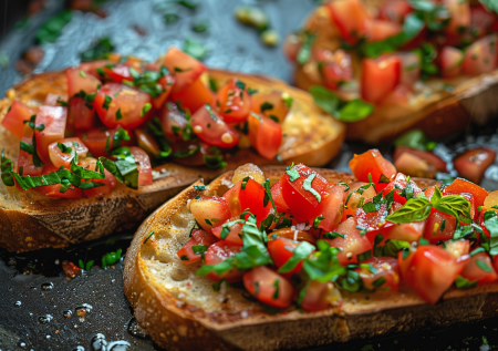 Брускетта с секретом: быстрый и вкусный рецепт за 10 минут