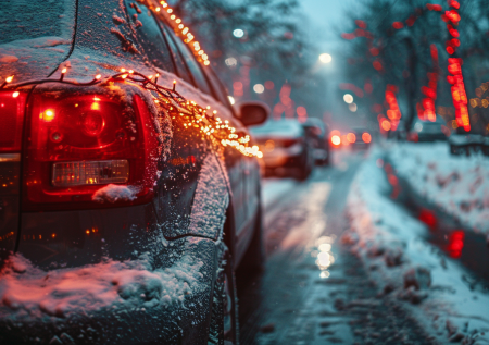 Юрист ответил, когда гирлянда в машине может стать причиной лишения прав