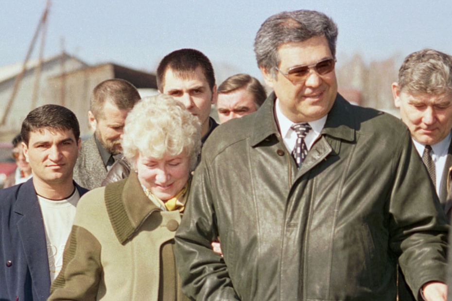 Аман Тулеев с женой Эльвирой Федоровной