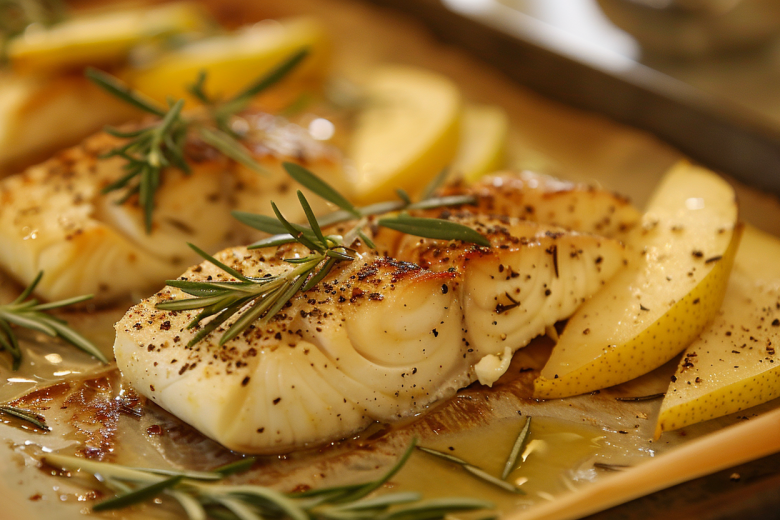 Нежная камбала с грушей: рецепт для тех, у кого нет времени на готовку