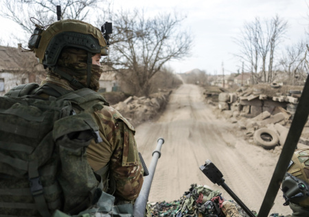 Появились кадры из освобожденного микрорайона Красноармейска