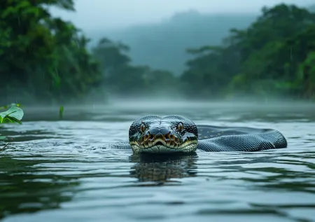 Шестиметровый питон утащил гида под воду во время экскурсии
