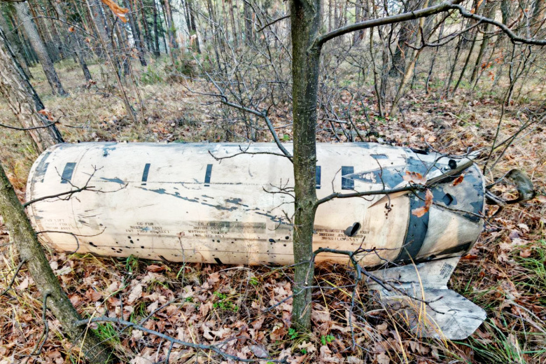 Обломки ракеты ATACMS