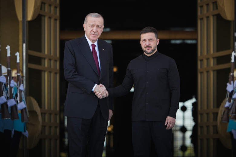 Реджеп Тайип Эрдоган и Владимир Зеленский