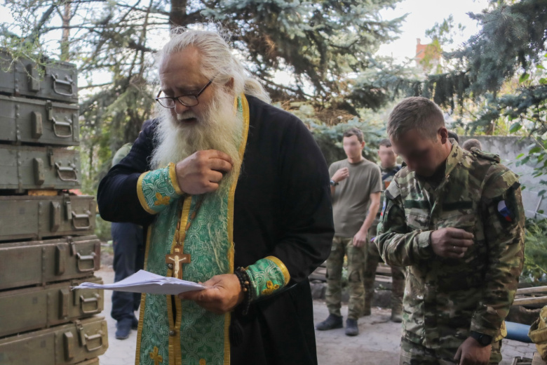 Иеромах Николай в зоне проведения спецоперации