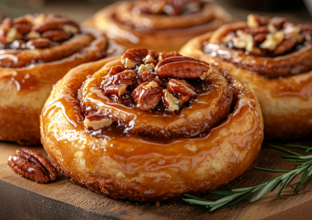 Реально сочные булочки по американскому рецепту — готовлю пышные пеканбоны с орехами