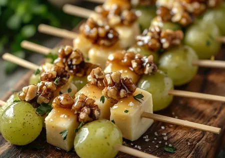 Фуршетные канапе с виноградом: проверенный рецепт для праздника