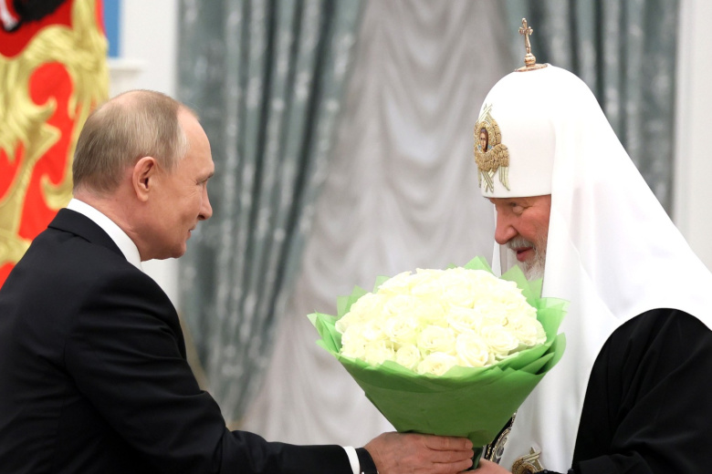 Владимир Путин и патриарх Кирилл