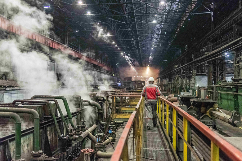 Металлургический завод на Украине