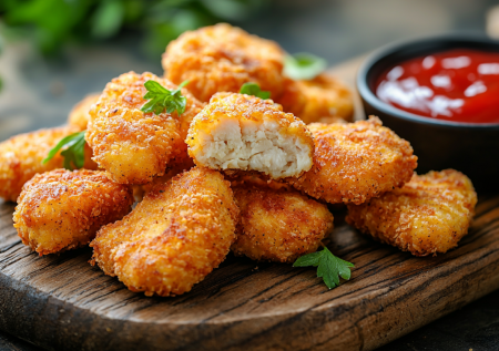 Низкокалорийные наггетсы — это возможно! Готовим любимый фастфуд без капли масла: всего 90 калорий