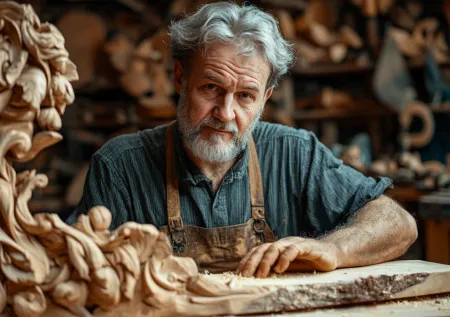 Возраст не помеха: как научиться вырезать шедевры по дереву после 55 лет