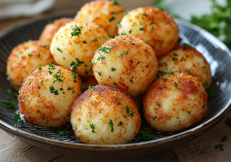 Драники больше не делаю. Вместо них — польские кнедлики. Нежные картофельные шарики с сочной серединкой