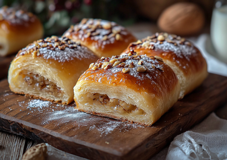 Пончики больше не делаю. Вместо них слоеный конвертик с румяной корочкой — армянский назук: простая и вкусная выпечка к чаю