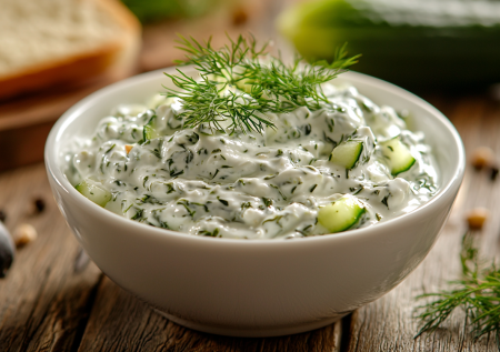 Соус из огурцов к мясу, картошке и на поджаристый хлеб: на стол вместо кетчупа и майонеза — идеальный вариант, от которого не потолстеешь