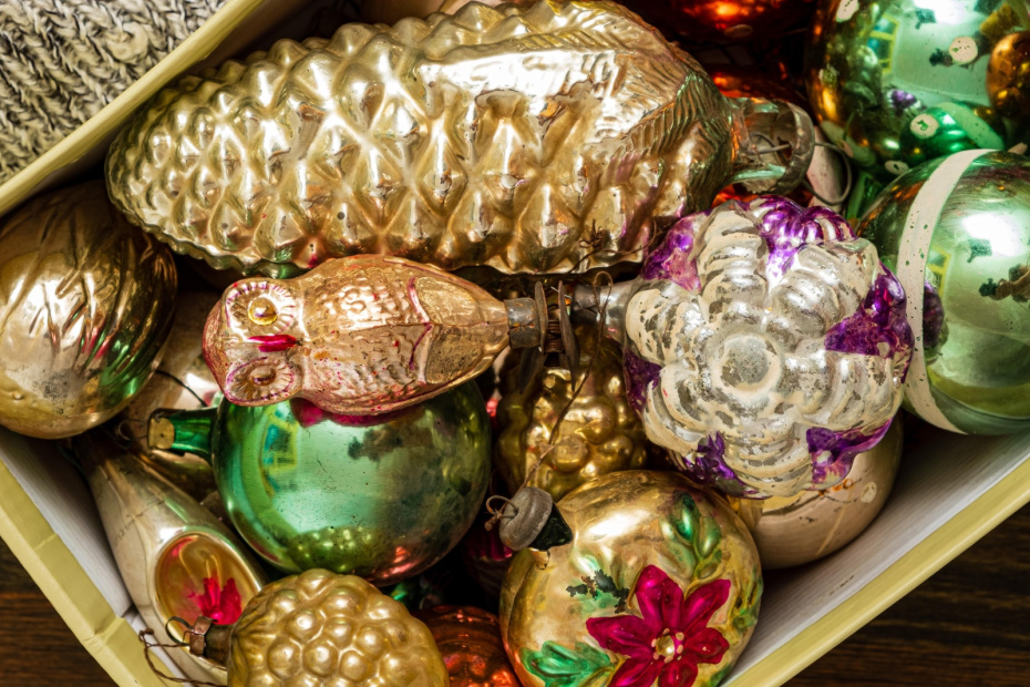 Елочные игрушки из СССР