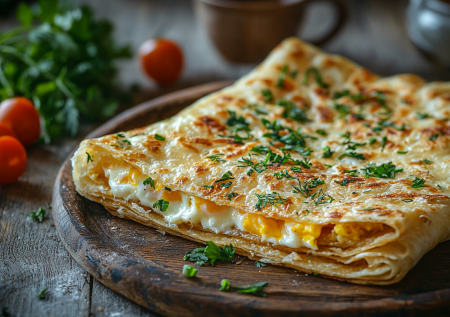 Самый быстрый завтрак за 10 минут — конвертики с яичной начинкой: лаваш хрустит, сыр тянется — очень вкусно