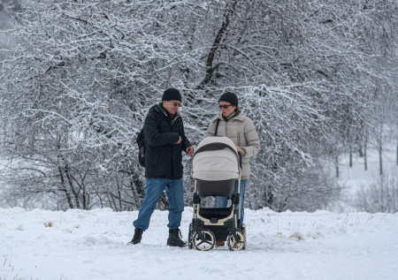 Собачий холод до −35, снег и метели: погода в России 24–30 ноября