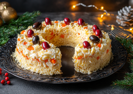 Салат «Подкова» на Новый год привлечет удачу: встречаем год Огненной Лошади правильно