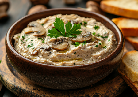 Паштет со сливочным сыром и грибами: готовим в два раза больше — со стола исчезает мгновенно