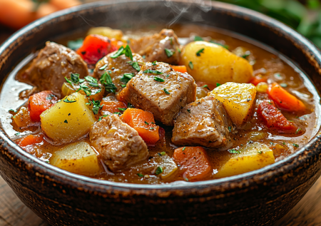 Тушеная картошка со свининой: секрет в овощной подливе — объедение, от которого невозможно оторваться