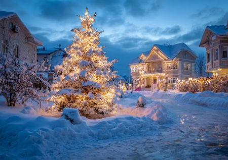 Россиянам рассказали, чем грозит установка новогодней елки во дворе