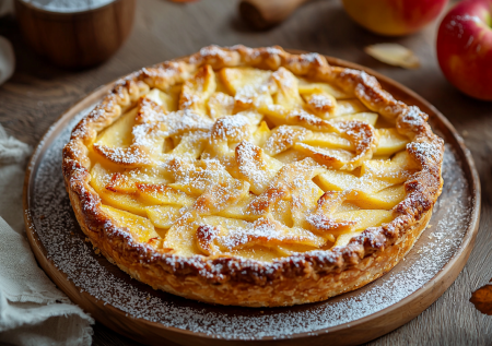 Яблочный пирог в один слой: нежная выпечка, которая всегда получается