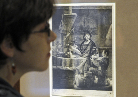 Мужчина обнаружил утраченную гравюру Рембрандта в необычном месте