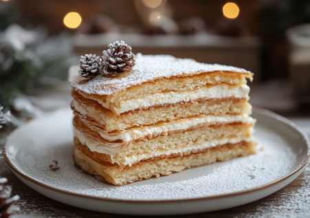 Обалденный медовик без духовки — быстрый рецепт на любой праздник: обжариваем на сухой сковороде и делаем сметанный крем