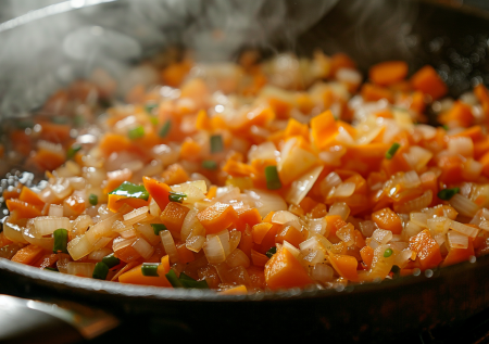 Ароматный гарнир, который всегда выручает: простой рецепт луково-морковного блюда, превращающий овощи во вкусное дополнение к любому блюду