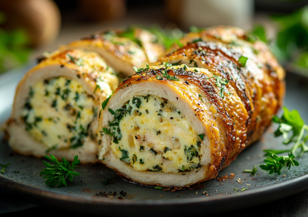 Невозможная вкуснота вместо надоевших котлет: быстрый рулет из курицы с сырно-яичной начинкой