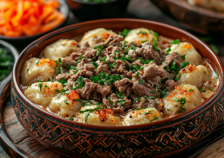 Ужин в одном казане для всей семьи. По-узбекски каурдак, по-нашему жаркое — нужны картошка, мясо и паприка