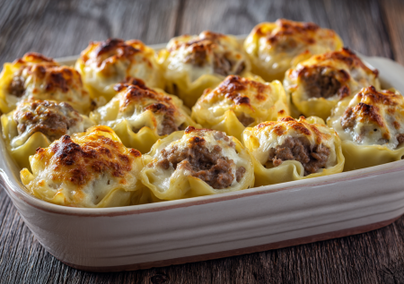 Макароны-гнезда с фаршем в духовке: вкуснее котлет и проще пасты